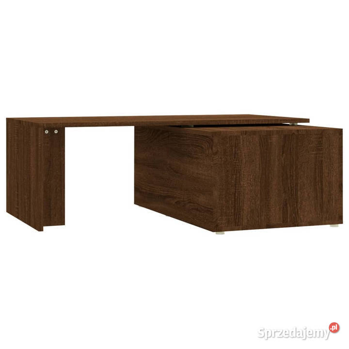 Stolik kawowy brązowy dąb 150x50x35 WM815470 Warszawa