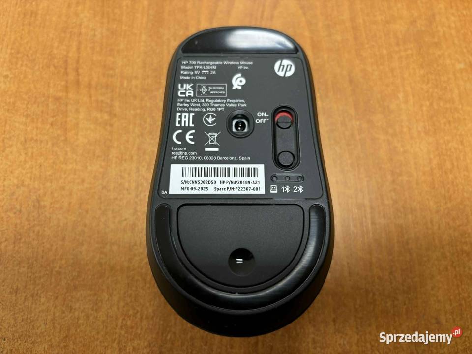 Mysz HP 700 Rechargeable Wireless BT USB Elektronika Elbląg