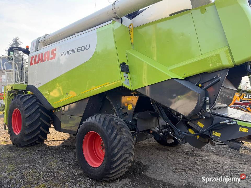 Kombajn zbożowy Claas Lexion 600 2008 heder V900 Nowa Ruda