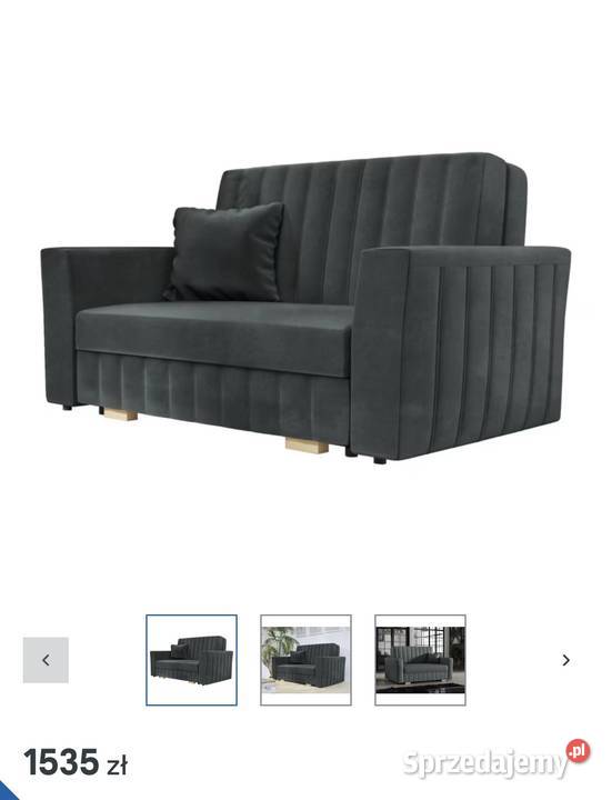 Sofa dwuosobowa z funkcją spania Warszowice