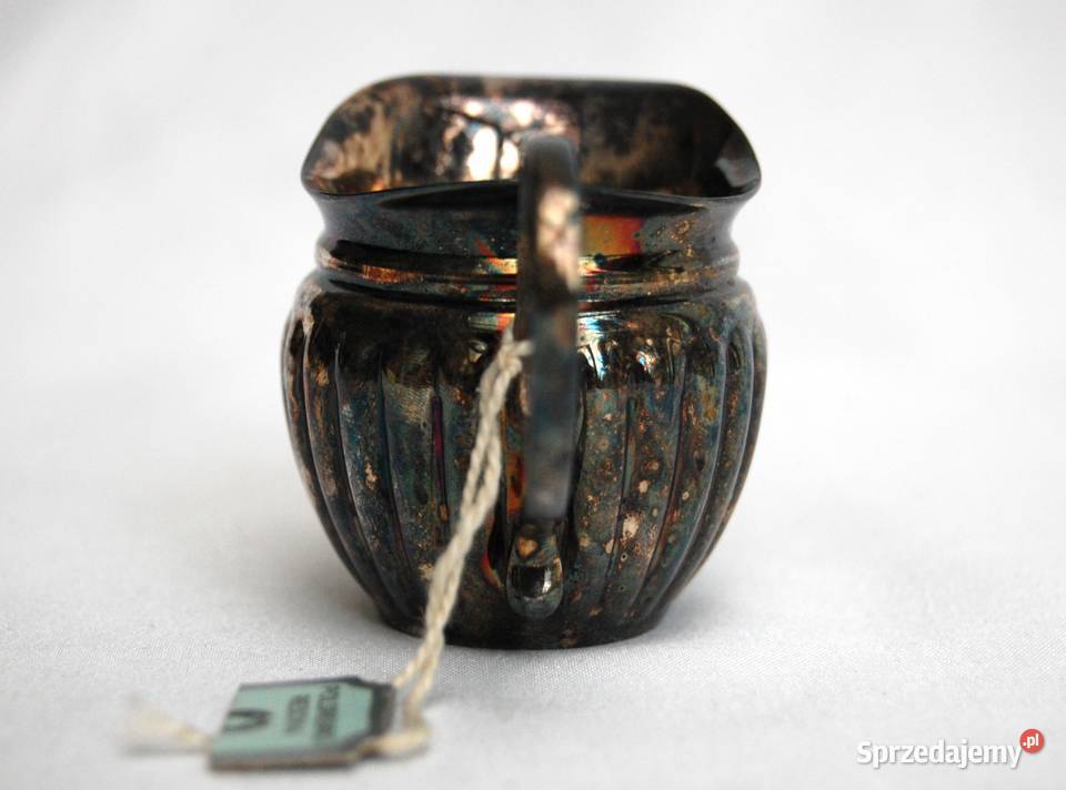 Posrebrzany mlecznik platerowany srebrem