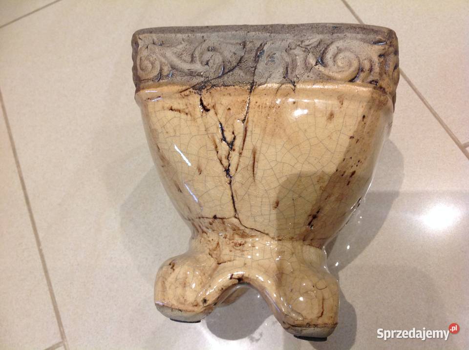 Piękna Donica Doniczka Ozdobna Osłonka inny kolor lubuskie Nowa Sól sprzedam