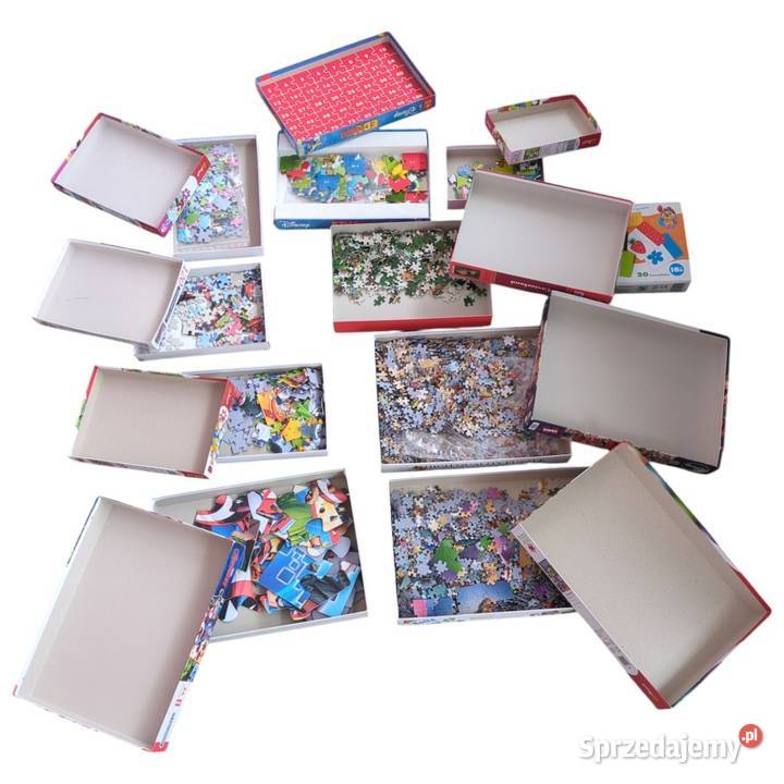 PALETA PUZZLI 400 SZTUK RÓŻNORODNYCH ZESTAWÓW