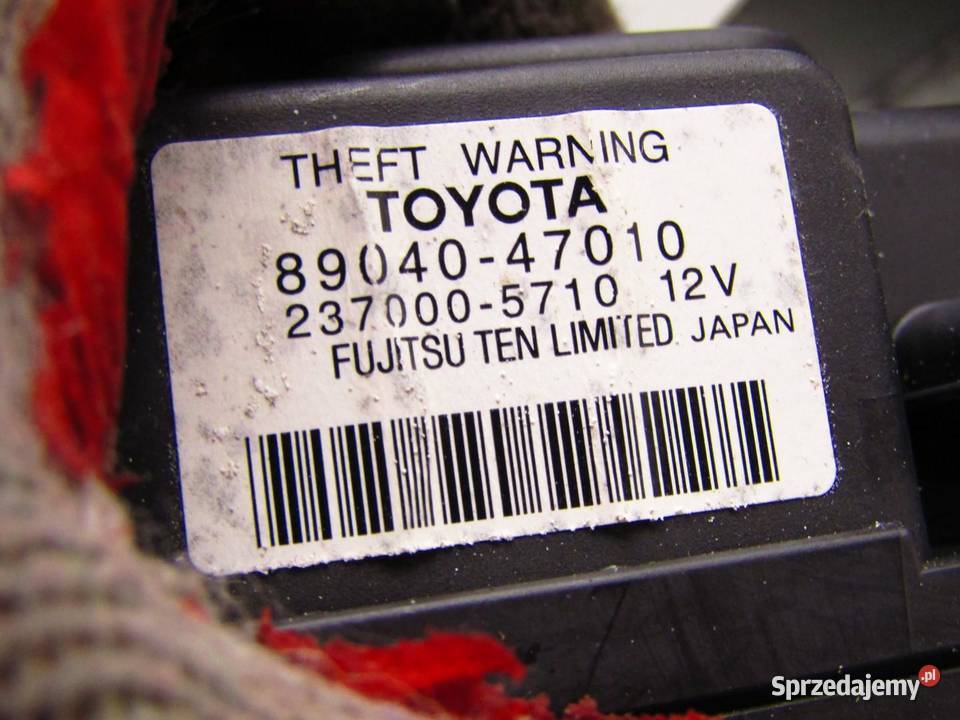 SYRENA ALARMU SYGNAŁ TOYOTA PRIUS III LIFT