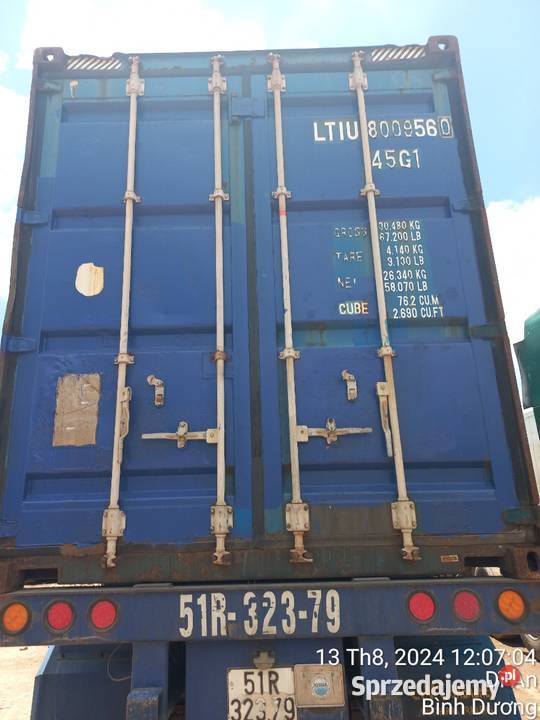 Kontener morski magazynowy 40HC Warszawa