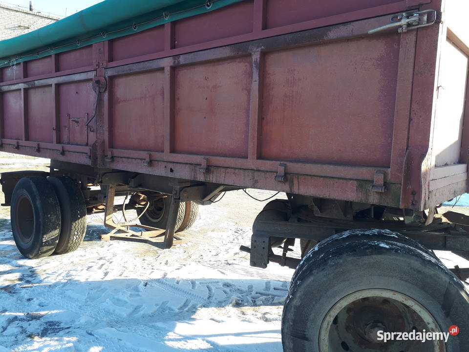 Przyczepa wywrotka hl8011 hw8011 10 t nieuszkodzony Wejsce