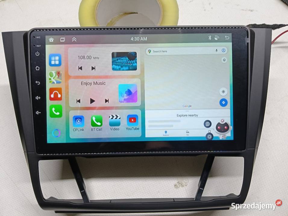 Radio android BMW seria 1 z ramką mazowieckie