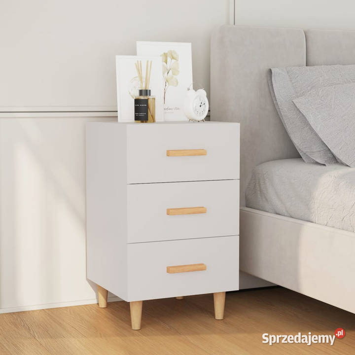Szafka nocna biała 40x40x66 materiał Warszawa sprzedam