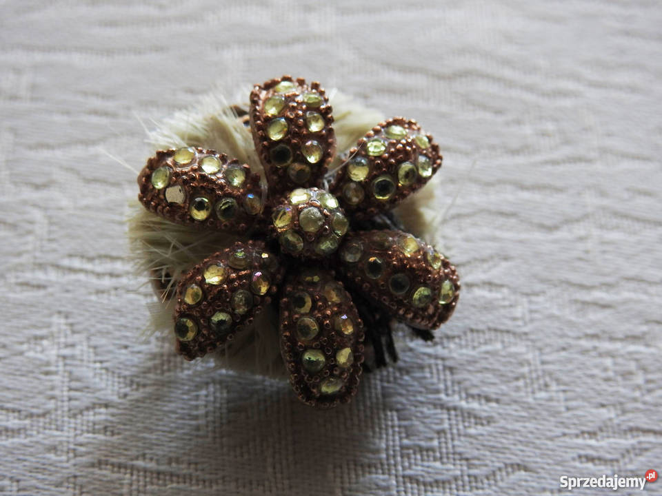 Broszka z kryształkami podkarpackie Przemyśl