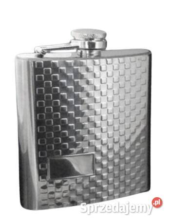 Dekor Szachownica Piersiówka ze Stali śląskie Ostrowy nad Okszą sprzedam