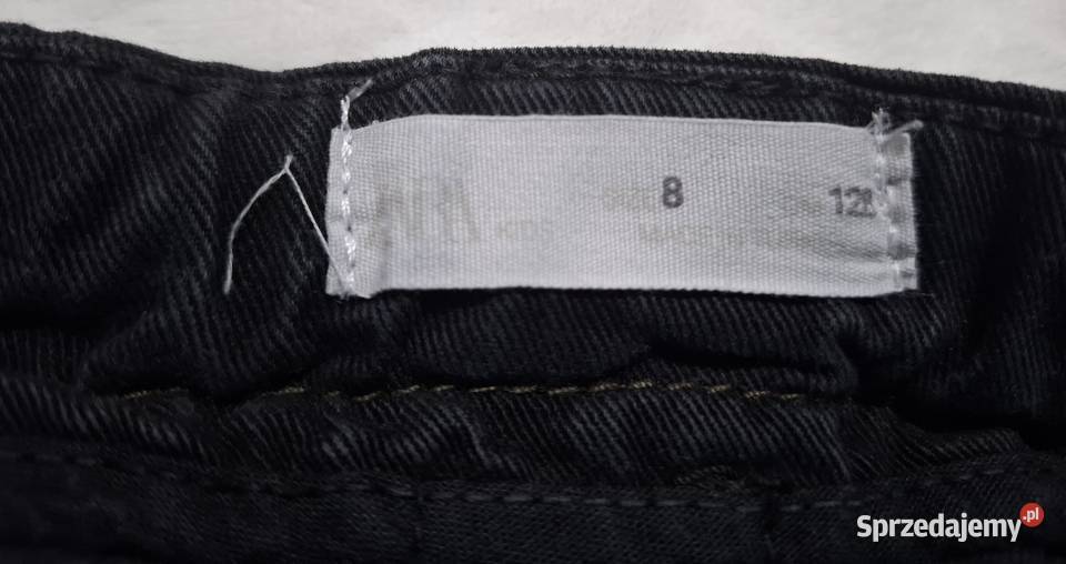 Spodnie chłopięce eleganckie czarne Zara Kids Czeladź