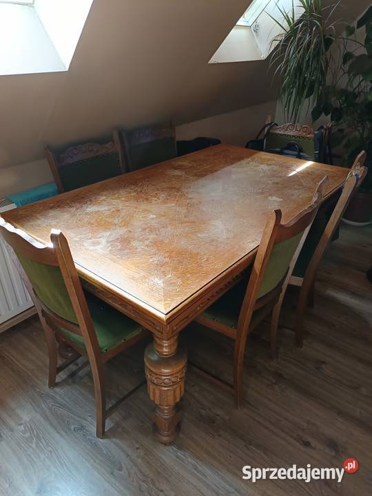 Stół dębowy na 12 osób 80cm Wrocław sprzedam
