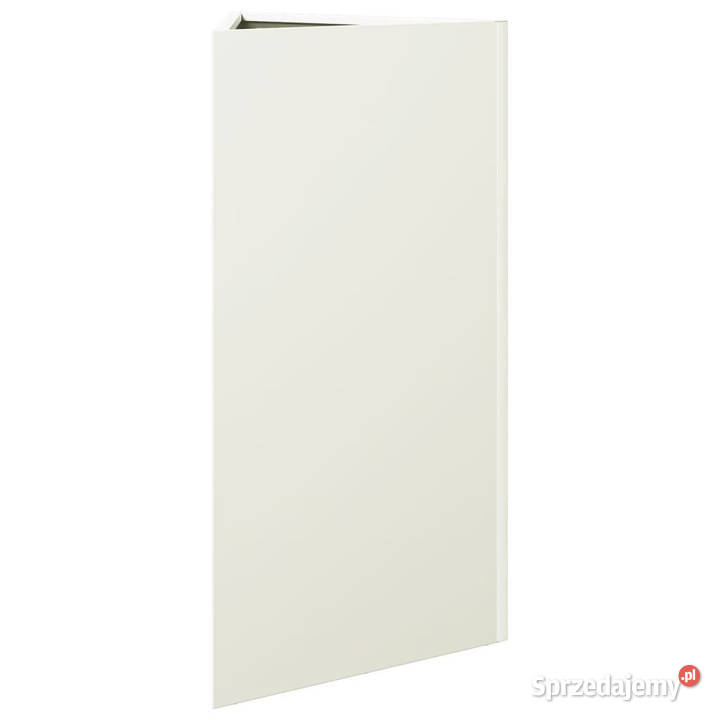 Donice ogrodowe 2 białe trójkątne 40x345x70 stal mazowieckie