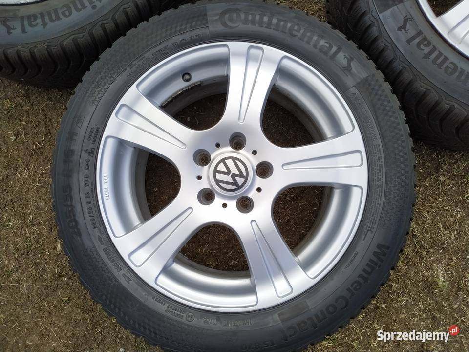 Koła aluminiowe 16 VW 16 Continental