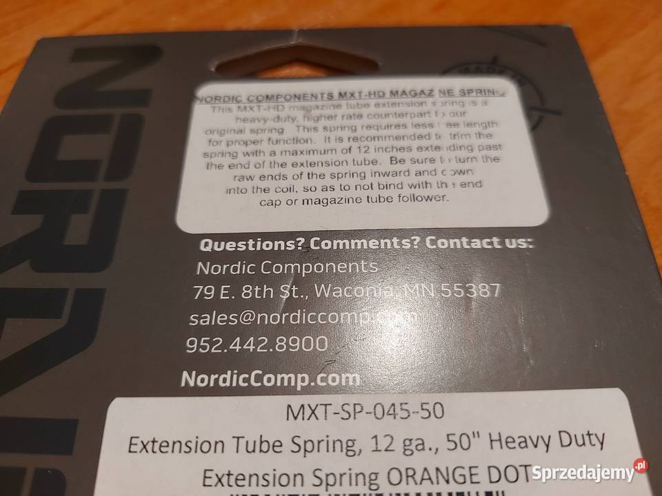 Wzmocniona sprężyna magazynka MXTSP04550 Warszawa sprzedam