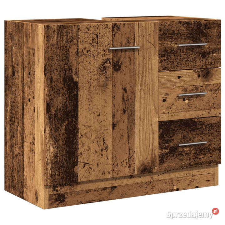 Szafka pod umywalkę stare drewno 63x30x54 Warszawa sprzedam