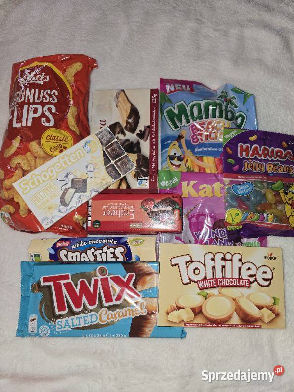 Duża paka niemieckich słodyczy prezent na Boże Nowa Ruda sprzedam