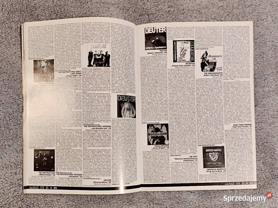 Garaż 30 12012 Fanzine punk oi hc reggae ska Muzyka Rybnik sprzedam