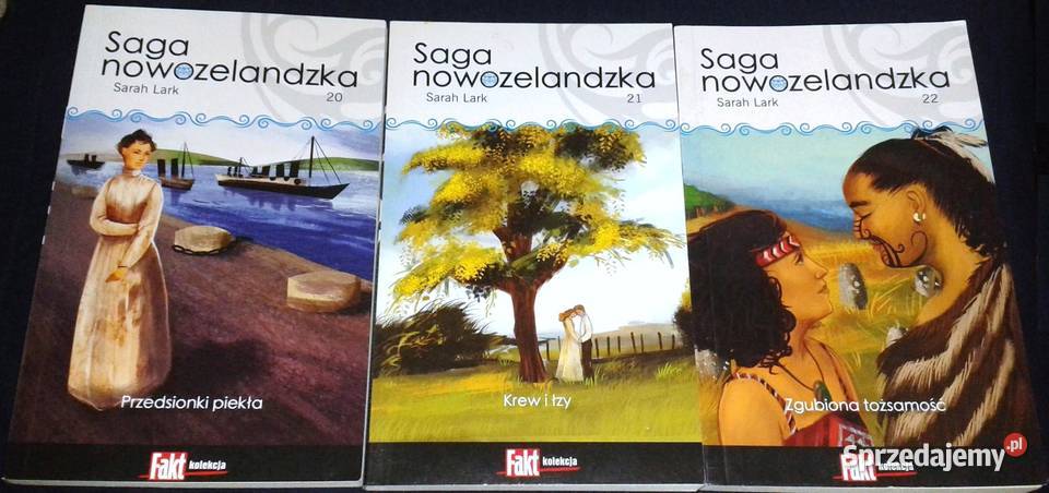 Saga Nowozelandzka 13 części Sarah Lark