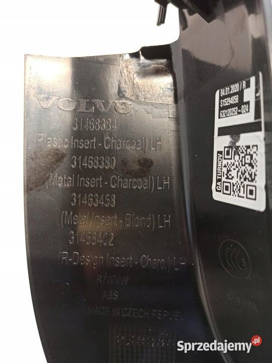 VOLVO V60 II LISTWA PROGOWA LEWY PRZÓD 31468380