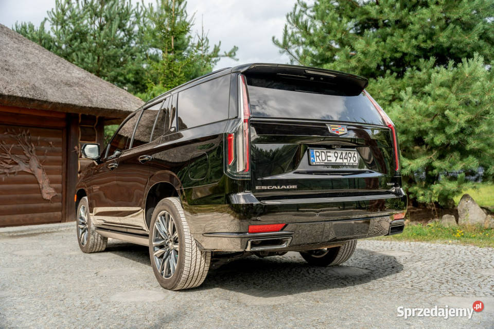 Cadillac Escalade III ESV LUXURY 30 DIESEL V6 czarny Escalade Motoryzacja Ropczyce