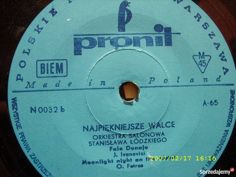 SINGIEL NAJPIEKNIEJSZE WALCE FALE DUNAJU Wołów sprzedam