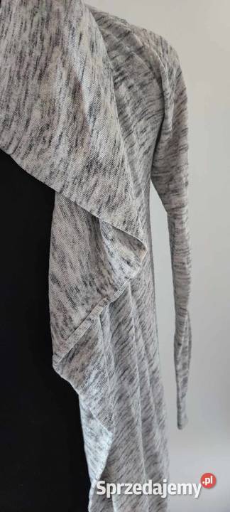 Szare damskie ponczo Zara w rozmiarze M szary/srebrny Warszawa