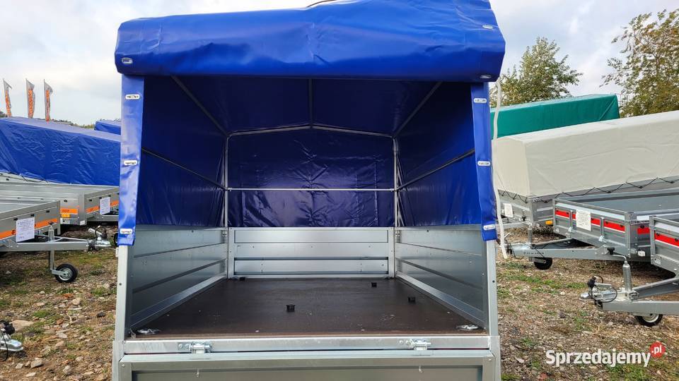 Plandeka ze stelażem do przyczepy Neptun 210 rt Przyczepy i naczepy Piła sprzedam