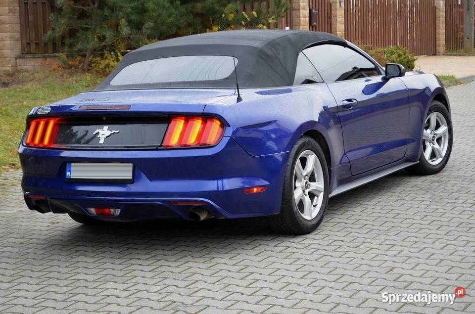 ZJAWISKOWY CZARNY MUSTANG CABRIO 2016 Płock