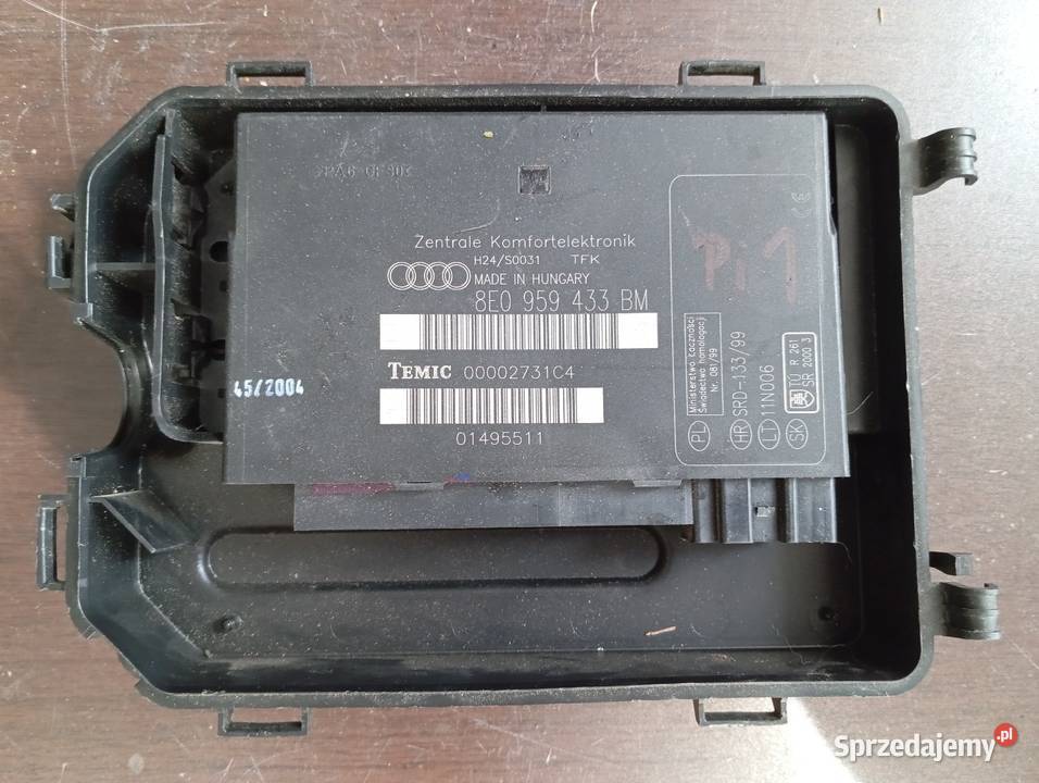 AUDI A4 B6 B7 MODUŁ KOMFORTU 8E0959433BM Wyposażenie elektryczne Wrocław