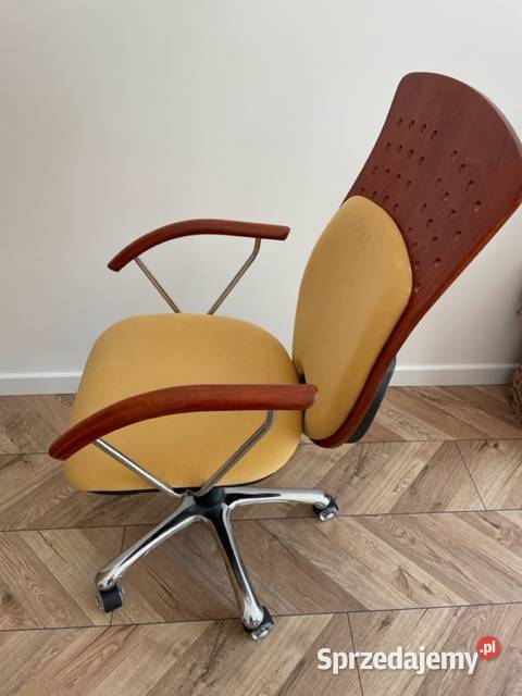 Krzesło obrotowe fotel obrotowy drewniane Gdynia