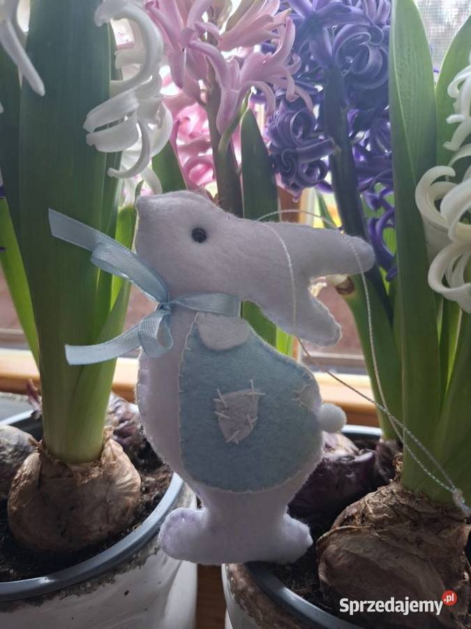 Króliczek zajączek kłapouch zawieszka Wielkanoc 3 lata+