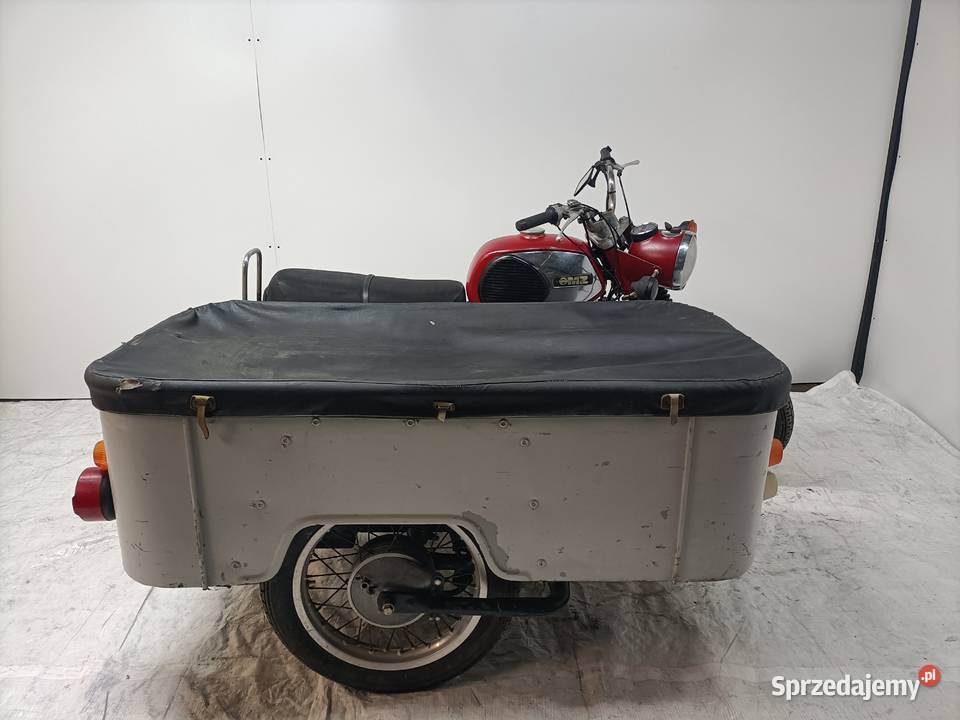 MZ 250 z wozkiem towarowym oryginalny stan Padniewko