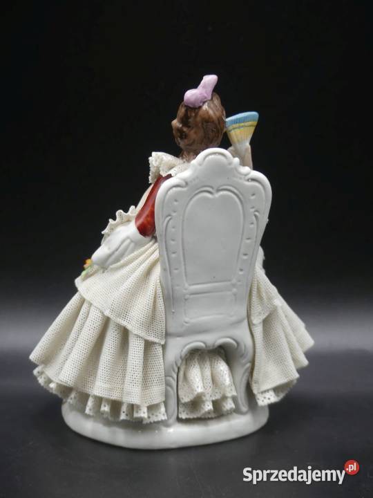 Piękna dama w krynolinowej sukni niemal ideał sprzedam