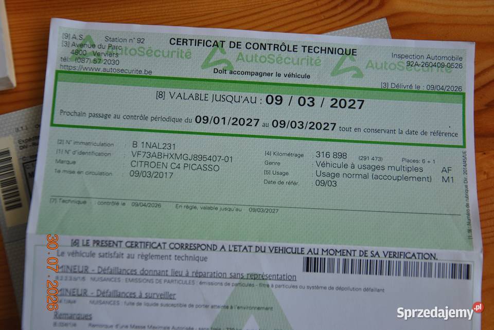 Citroen C4 Picasso manualna C4 Picasso
