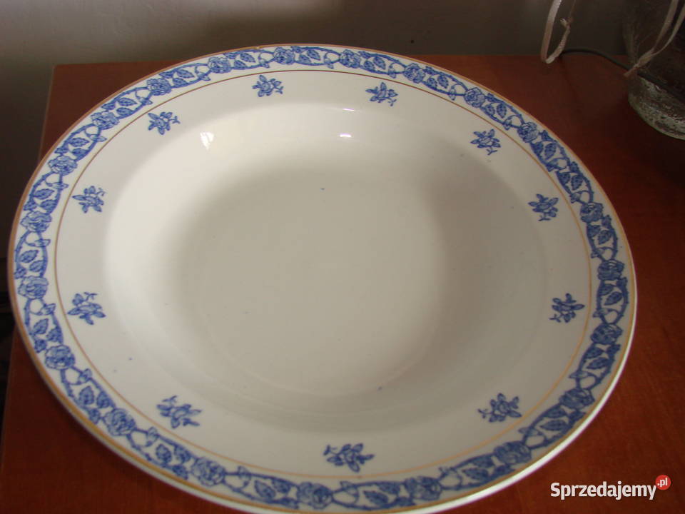 Gustafsberg Fiume stary porcelanowy talerz Porcelana i szkło Pruszcz Gdański