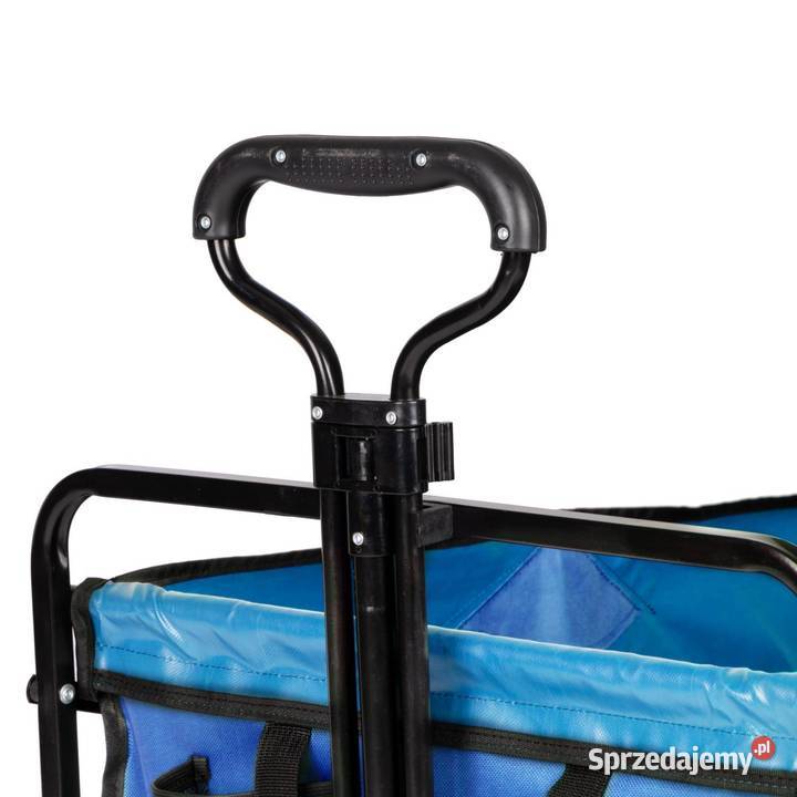 Składany duży wózek ogrodowy plażowy turystyczny
