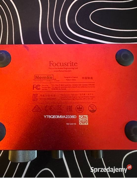 Shure SM7B Mic booster Focusrite Scarlett Solo sprzedam