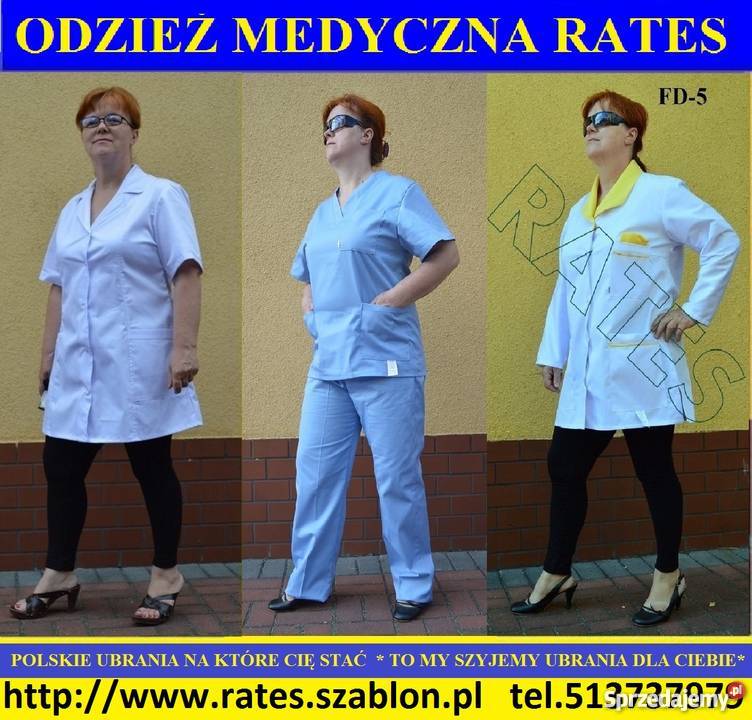 Odzież do komory hiperbarycznej 34 bawełna 100 Pozostałe Rachów