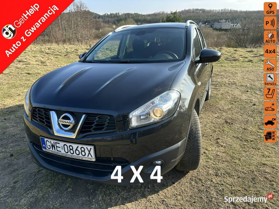 Nissan Qashqai2 7 miejsc 44 nowe turbo kamera klimatyzacja pomorskie Wejherowo