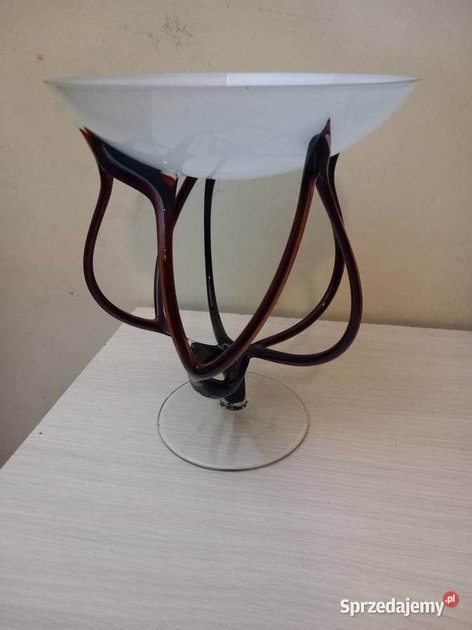 Patera Józefina Huta Szkła Krosno Porcelana i szkło Łódź