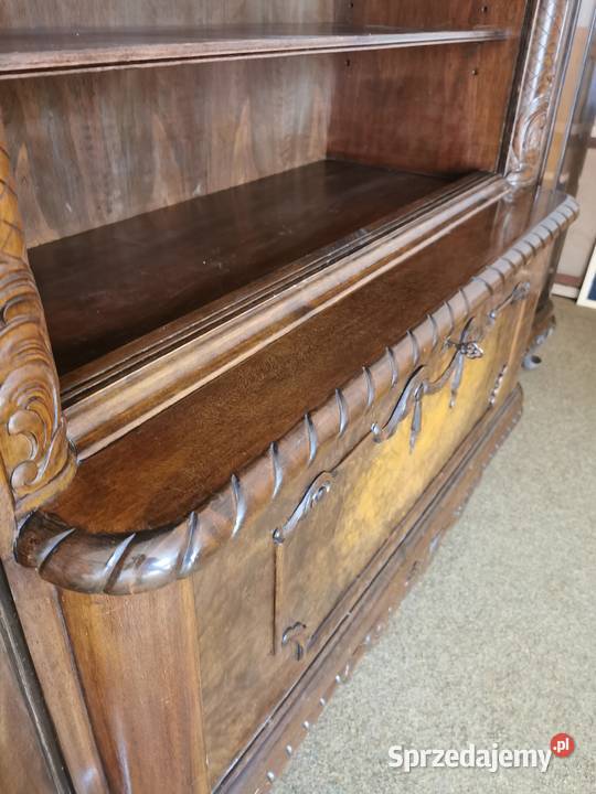 Komplet mebli gabinetowych z 1930 roku biurko Wrocław