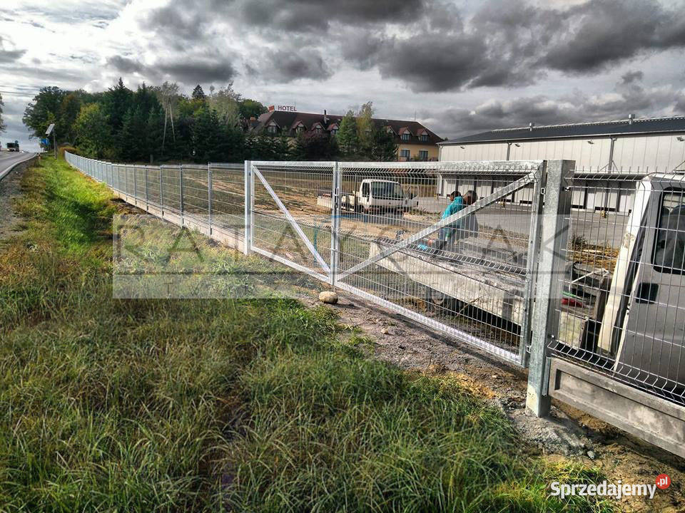 Brama dwuskrzydłowa rozwierana panel 3D fi4mm Toruń