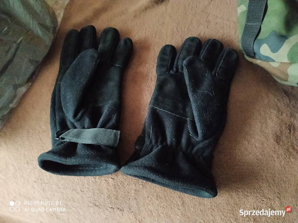 rękawice wojskowe zimowe czarne Poznań