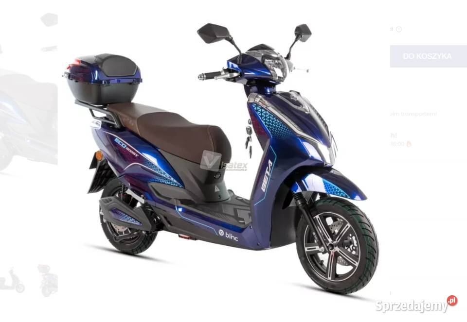 Skuter elektryczny Blinc Beta 2000W Nowość Rok produkcji 2025 Wrocław