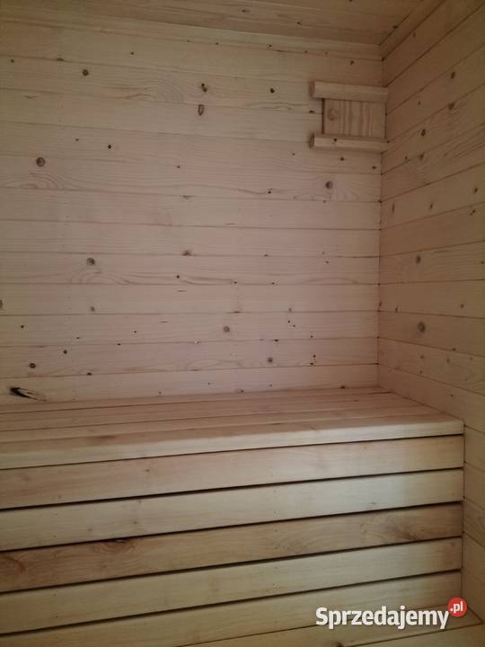 Sauna opalana drewnem z zewnątrz domek 2x3 z Makowiec