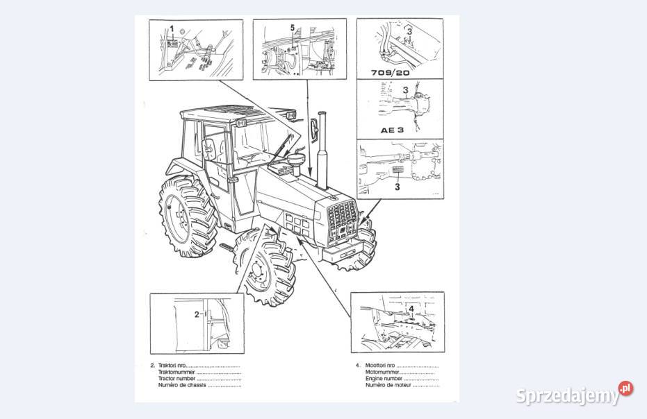 Valmet 615m 715m katalog części ciagnik Pozostałe Kielce