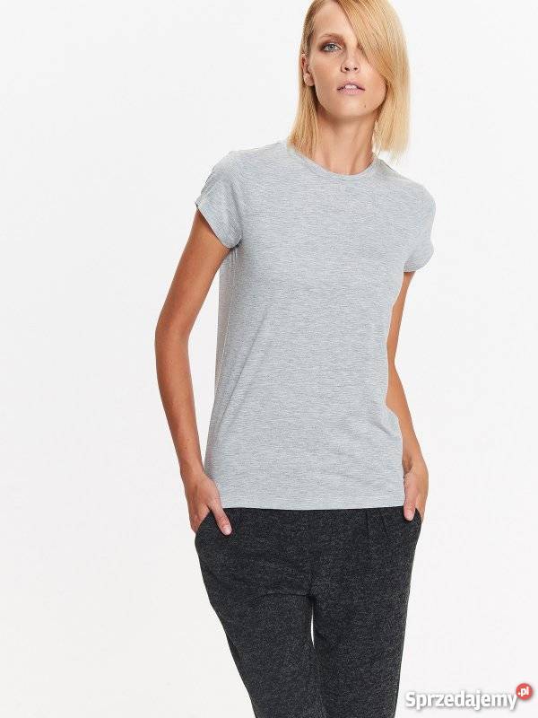 szary tshirt Top Secret Olkusz