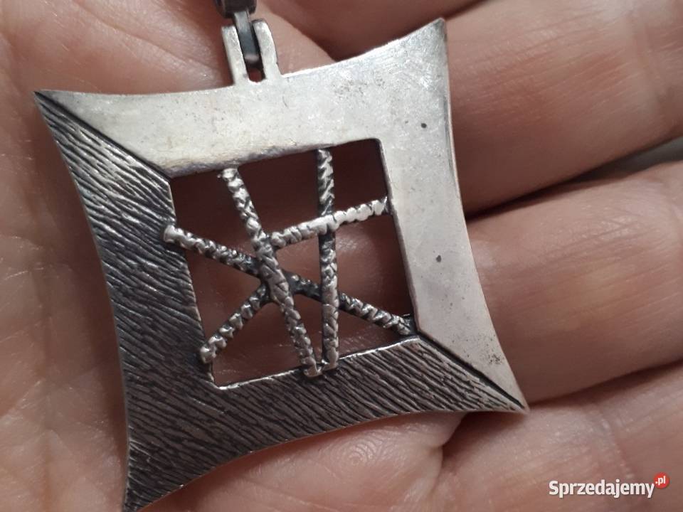 zawieszką srebrna cz kompl Skaryszew sprzedam