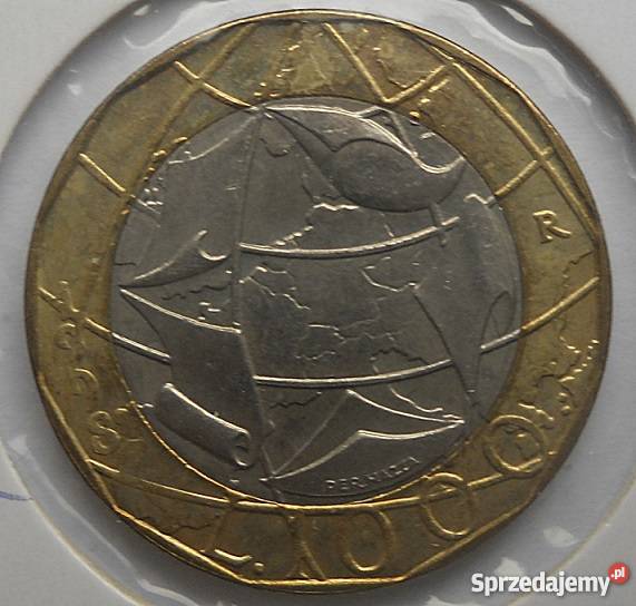 WŁŁOCHY1000 LIRÓW1998 rBIMETAL Kolekcje Legionowo